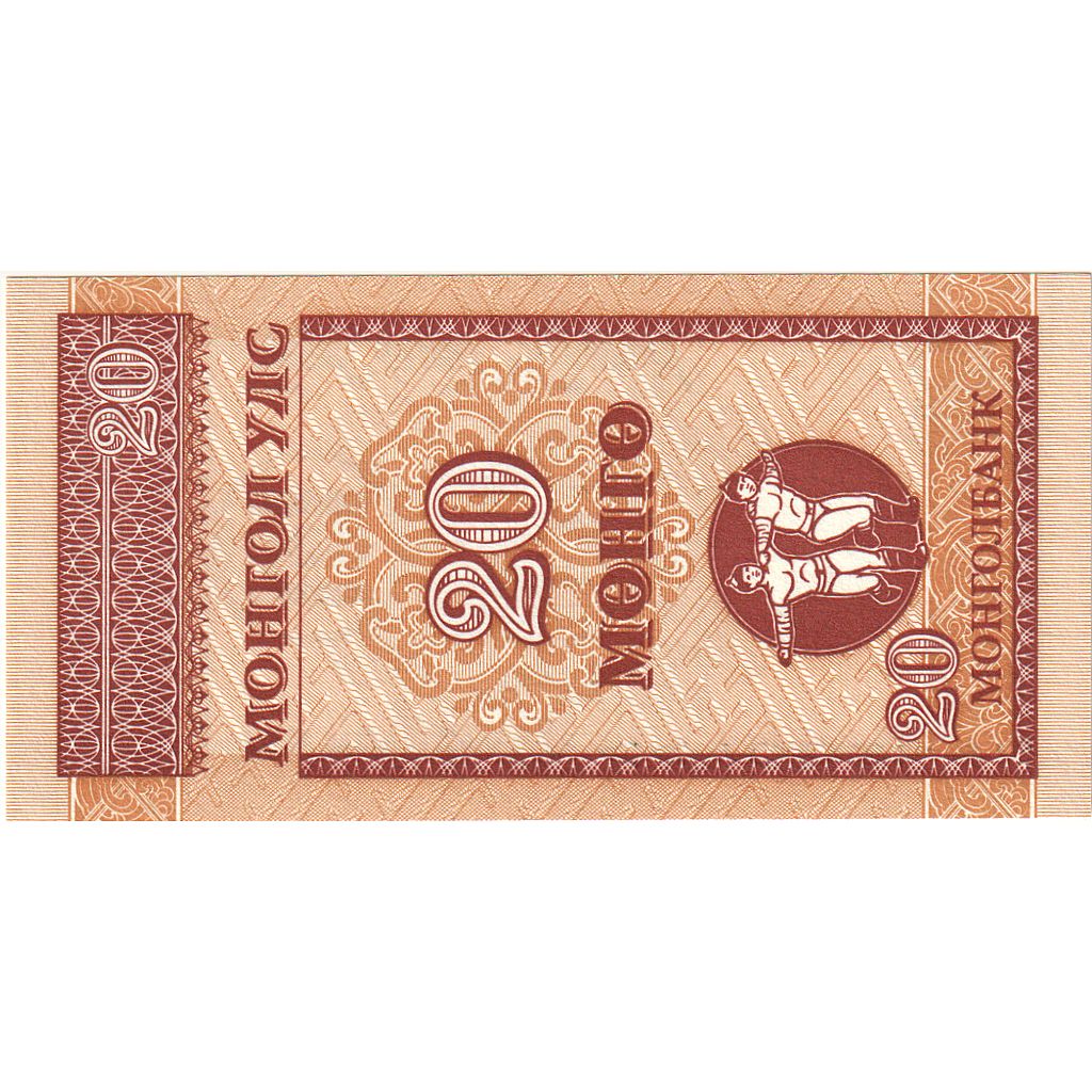 Billete de Mongolia
20 Mongo