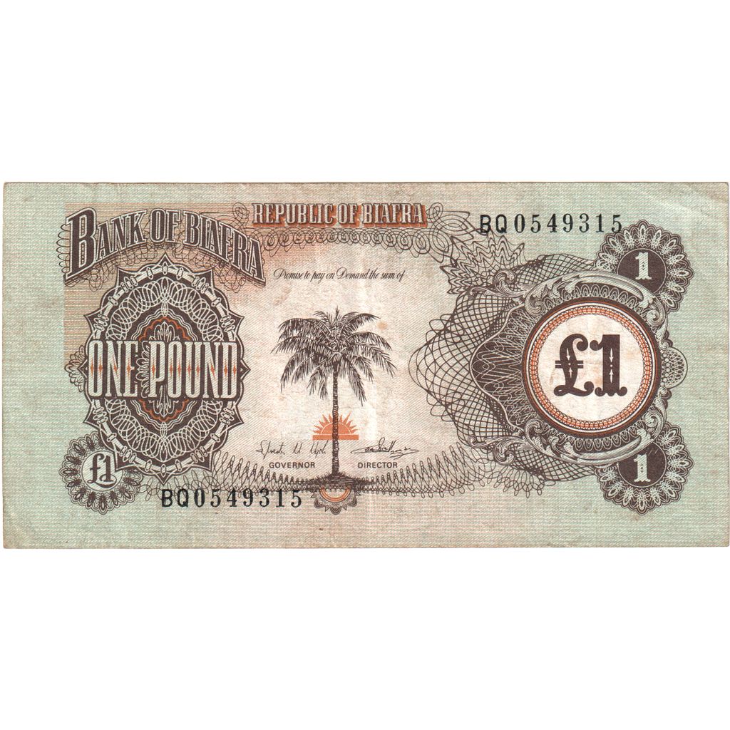 Biafra,
1 libra,
KLM: 5a