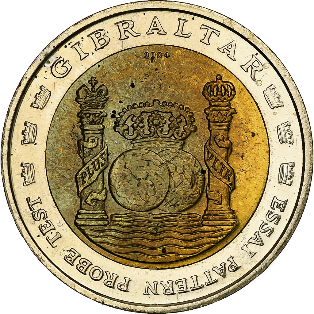 Gibraltar,
2 euros,
Fantasía-Euro-Muster