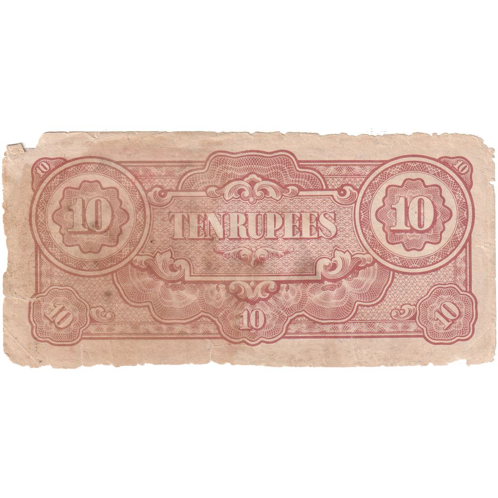 Birmania,
10 centavos,
VF (20-25)