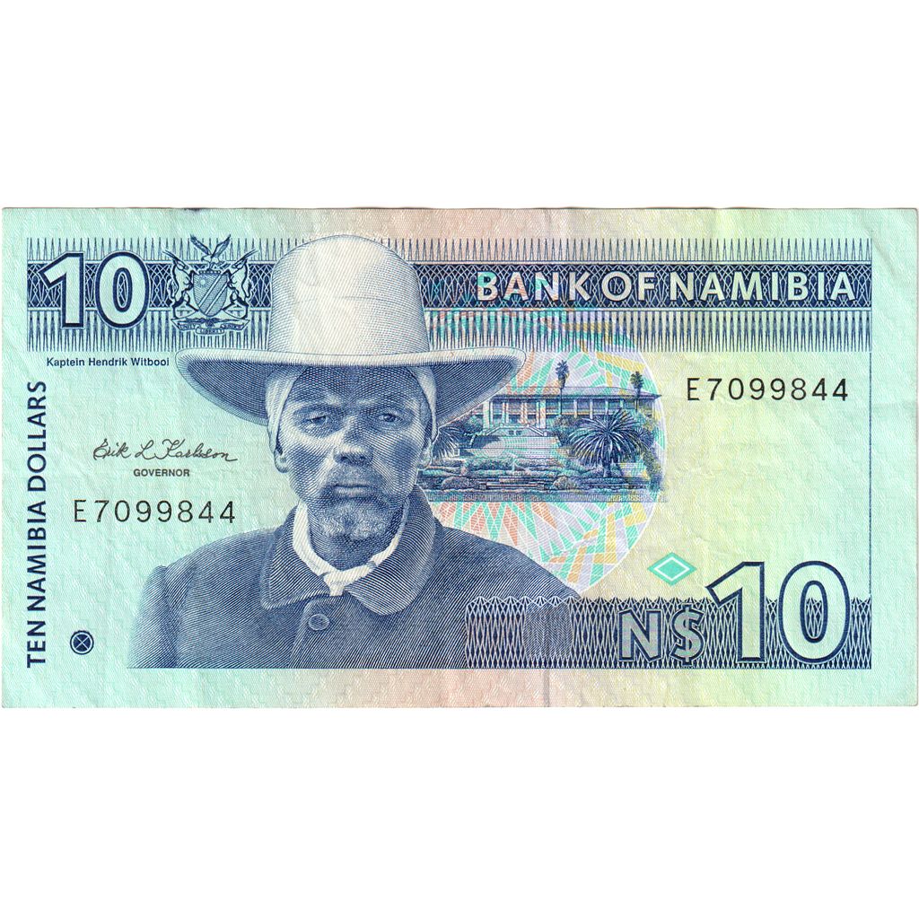 Namibia,
10 dólares namibios,
WF(40-45)