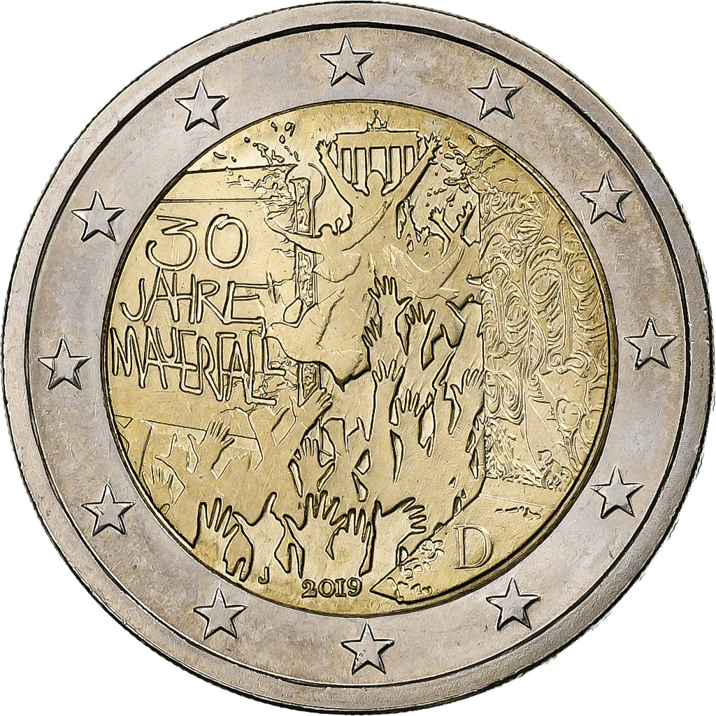 Alemania,
2 euros,
30. Día de la Independencia