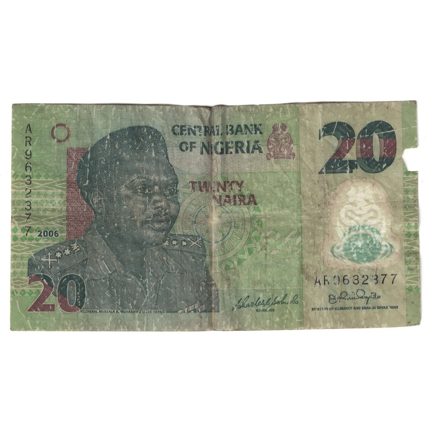 Billete de Nigeria, 20 nairas