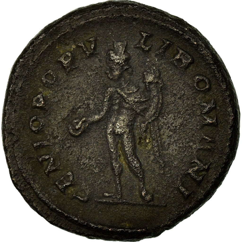 Acuñar,
Constancio I,
Follis