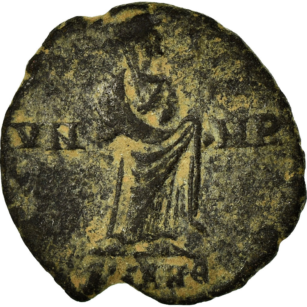 Acuñar,
Divus Constantino I,
Follis