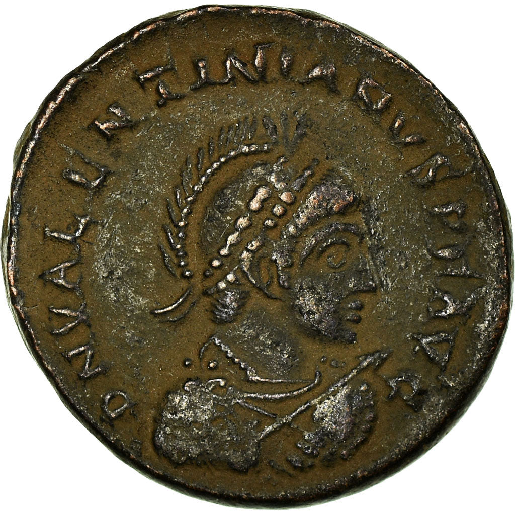 Moneda,
Valentiniano II,
Mayorina