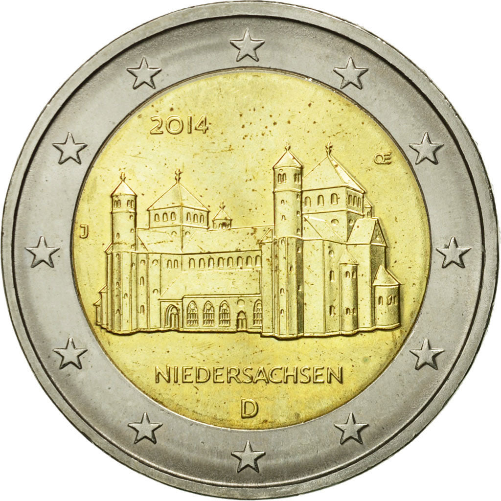 Alemania,
2 euros,
Iglesia de San Miguel