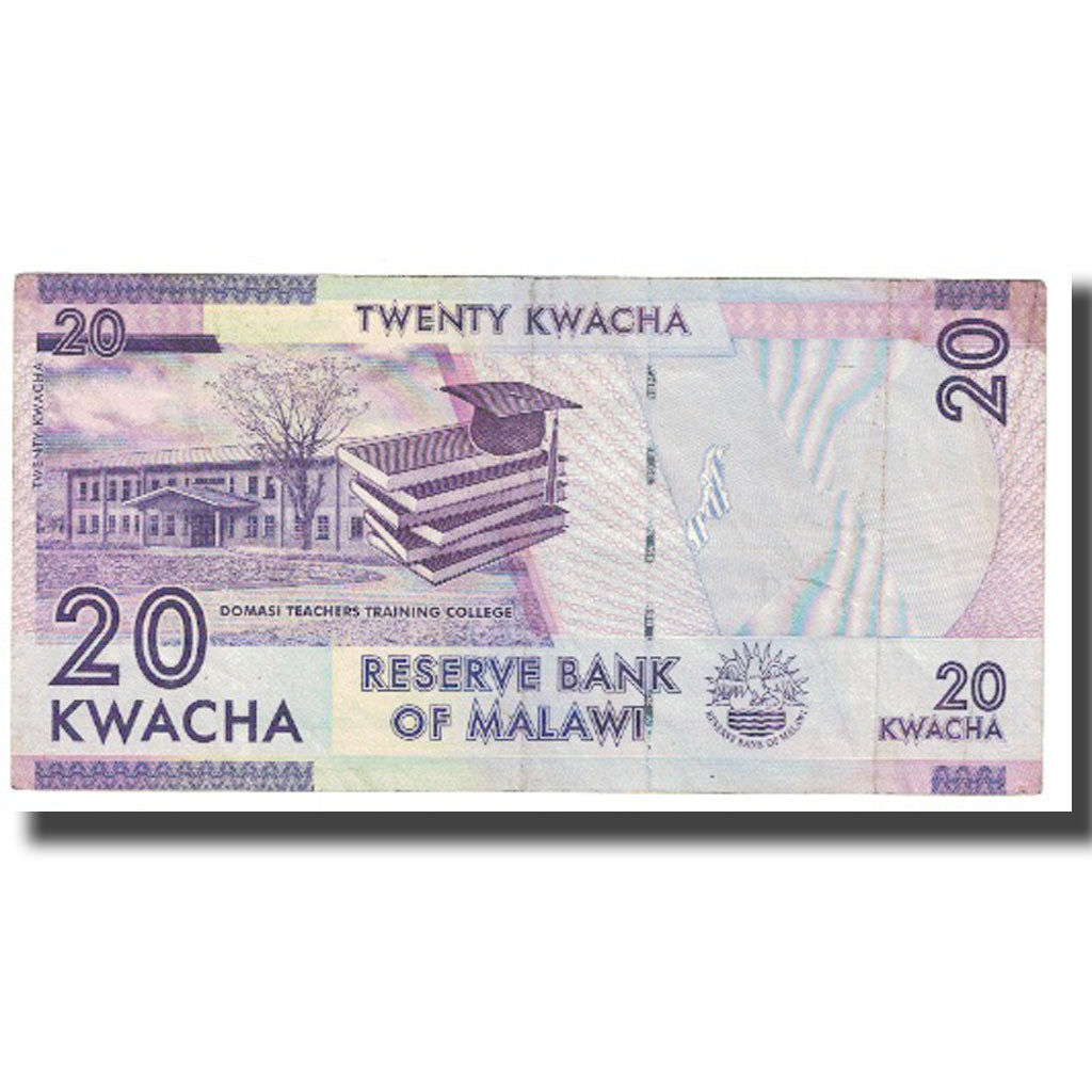 billete de banco,
malaui,
20 kwachas