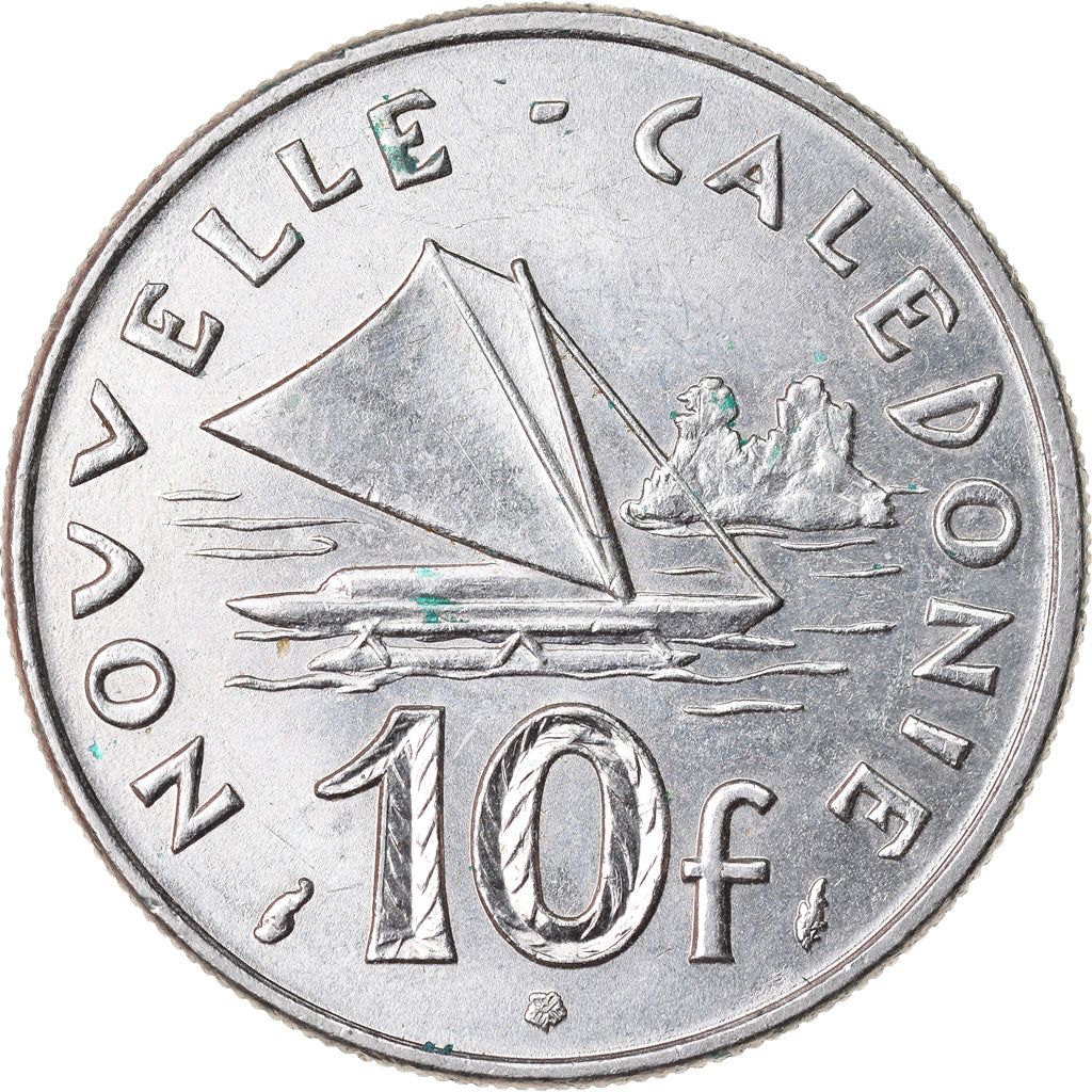 Moneda de Nueva Caledonia, 10 francos