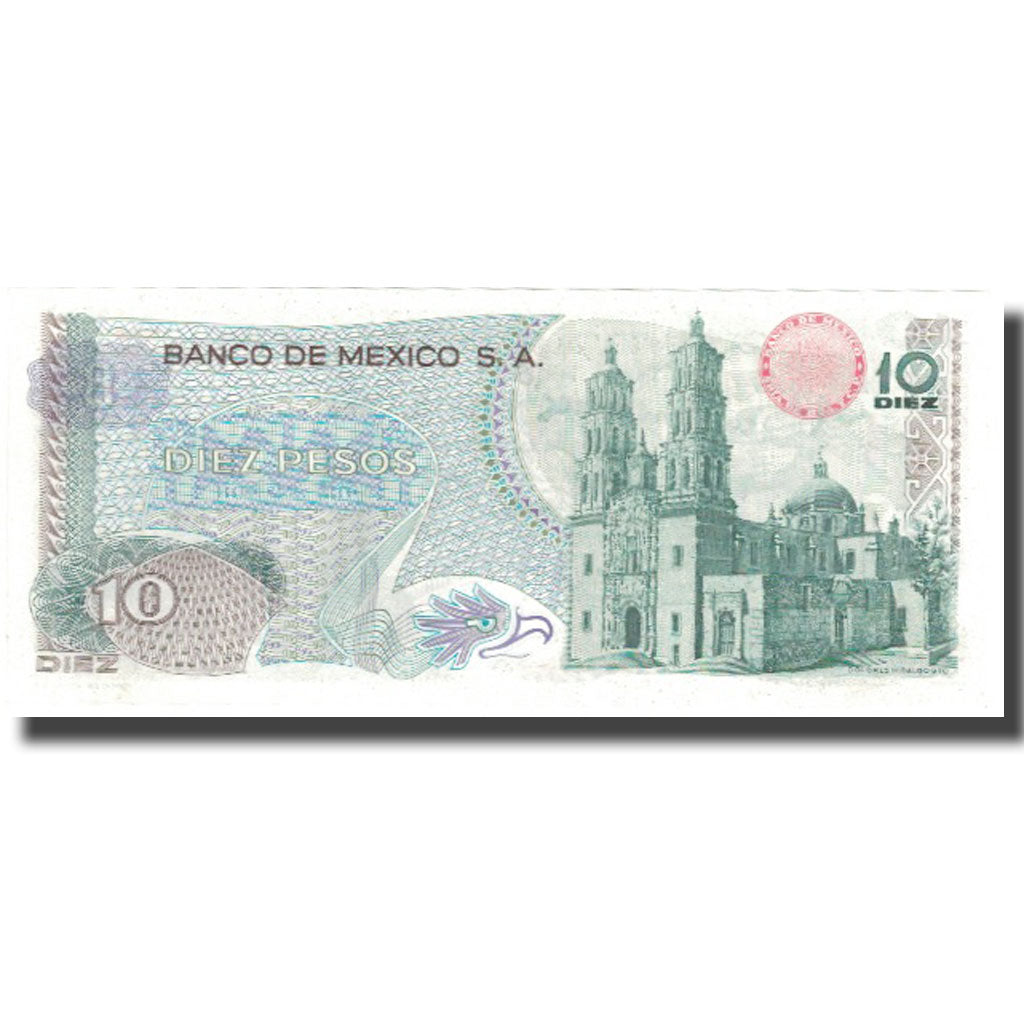 billete de banco,
México,
10 pesos