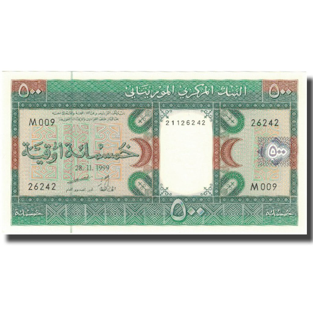 Mauritania,
500 Uguiya,
28 de noviembre de 1999