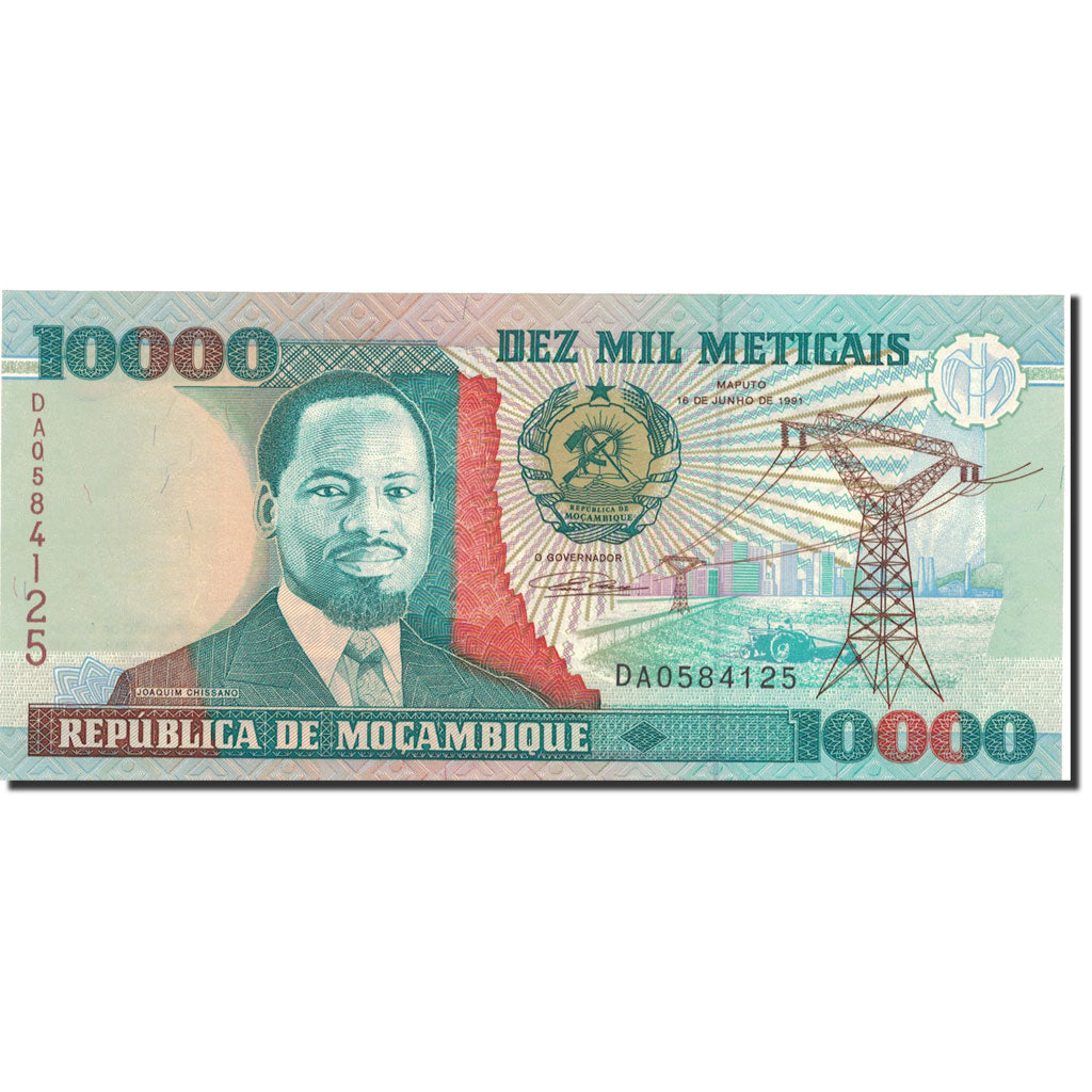 billete de banco,
Mozambique,
10