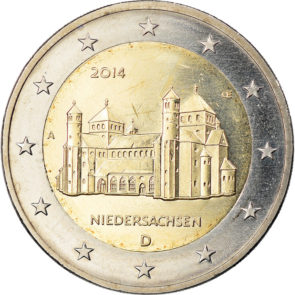 ALEMANIA - BUNDESREPUBLIK,
2 euros,
Baja Sajonia
