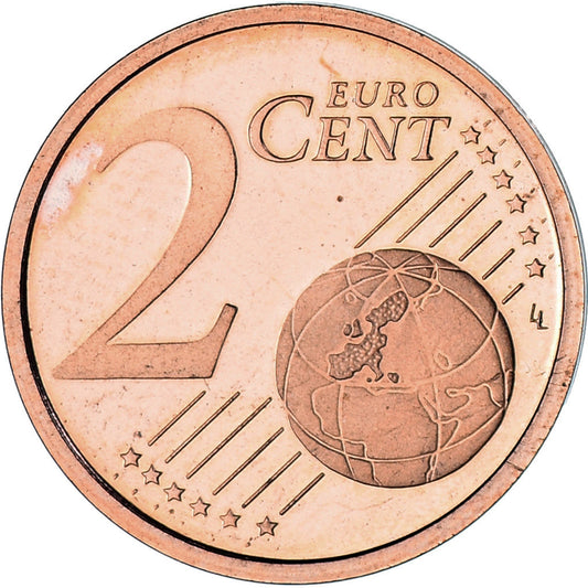 Alemania,

2 céntimos de euro,

2018