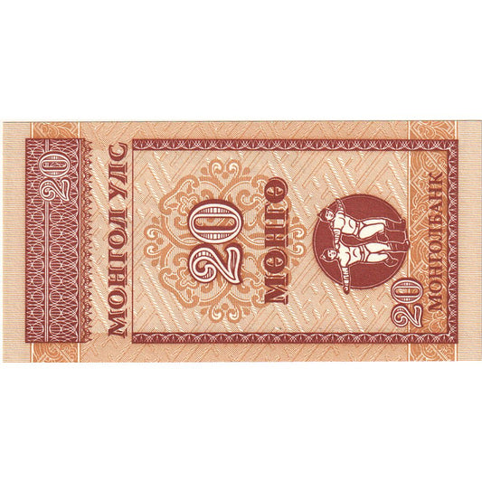 Billete de Mongolia

20 Mongo
