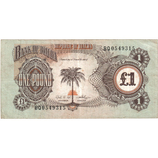 Biafra,

1 libra,

KLM: 5a