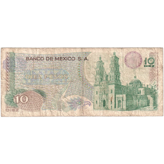 México,
 
 10 pesos,
 
 15 de marzo de 1975