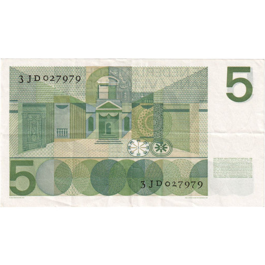 Países Bajos,

5 florines,

26 de abril de 1966