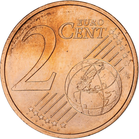 Francia,

Rainiero III,

2 céntimos de euro