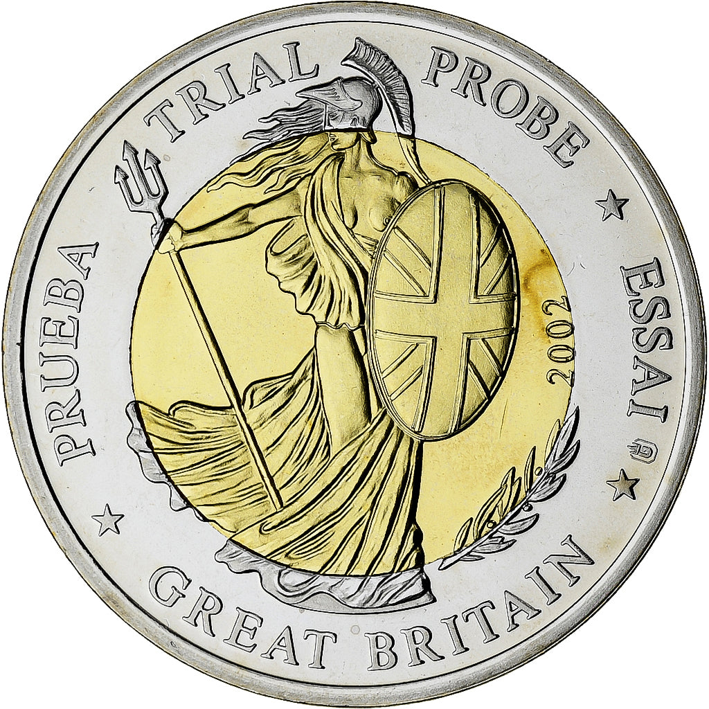 Gran Bretaña,
 
 2 euros,
 
 Fantasía-Euro-Muster