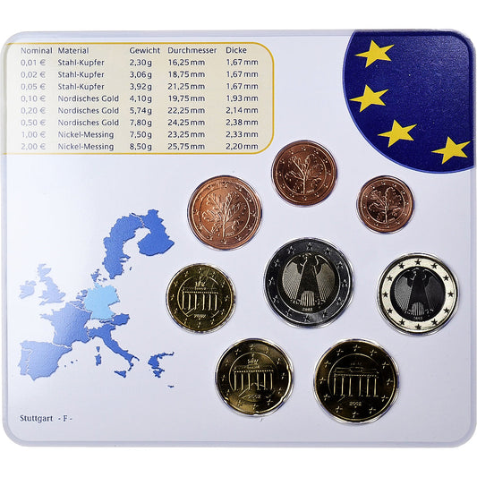 Alemania,

1 céntimo por 2 euros,

BU