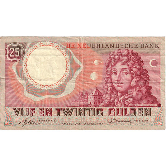Billete, Países Bajos,

25 florines