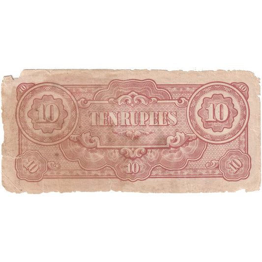 Birmania,

10 centavos,

VF (20-25)