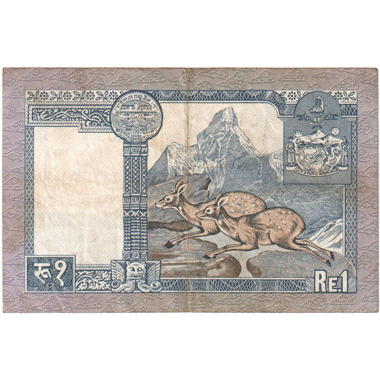 Nepal, 
  
  1 rupia, 
  
  educación física (40-45)