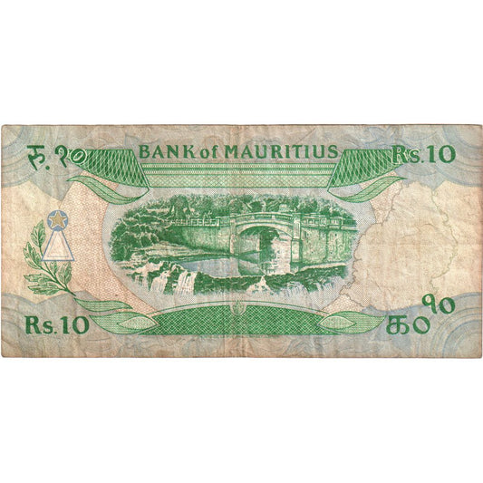 Mauricio, 

10 rupias, 

1985-1991