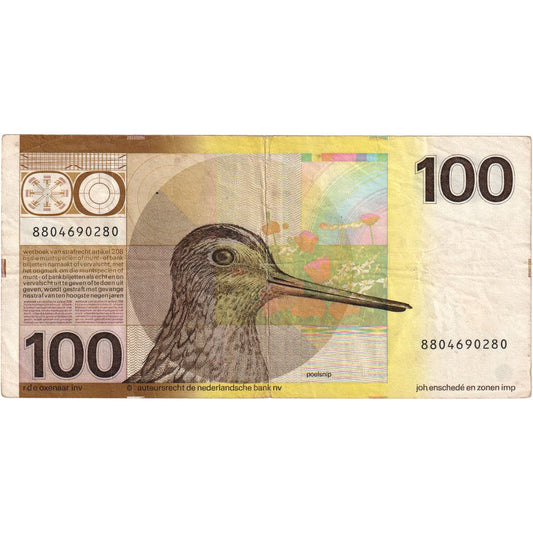 Países Bajos,

100 florines,

28 de julio de 1977