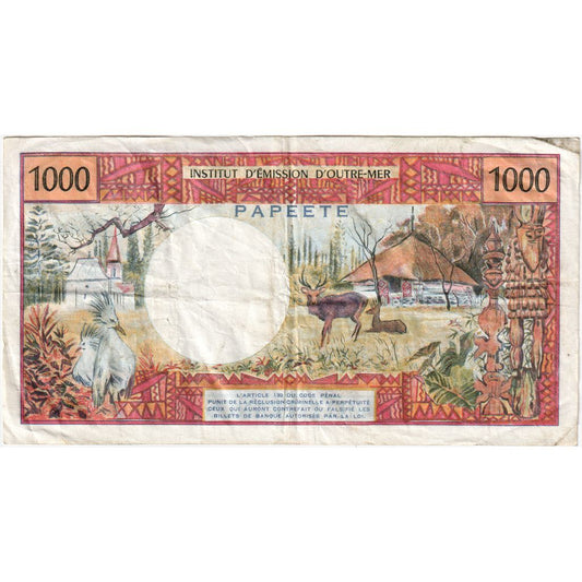 Tahití,

1000 francos,

Papá
