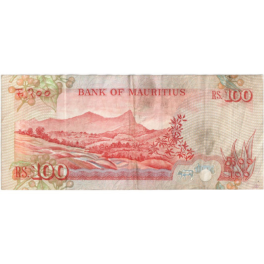 Mauricio, 

100 rupias, 

PE (40-45)