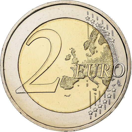 Alemania, 
  
  2 euros, 
  
  30 Jahre vor dem Drapeau de l'UE