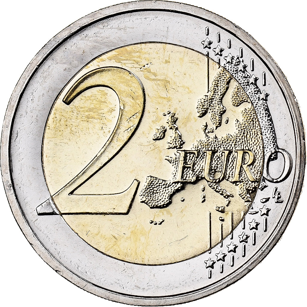 ALEMANIA - BUNDESREPUBLIK, 
  
  2 euros, 
  
  coloreado