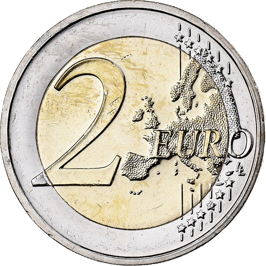 ALEMANIA - BUNDESREPUBLIK, 
  
  2 euros, 
  
  coloreado