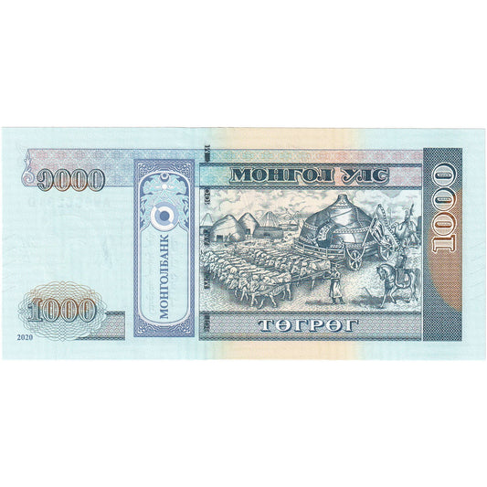 Mongolia,

1000 turcos,

2020