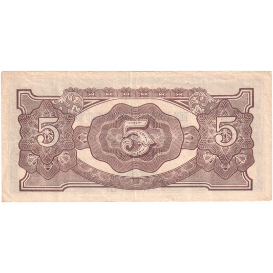 Malaya,

$5,

1942