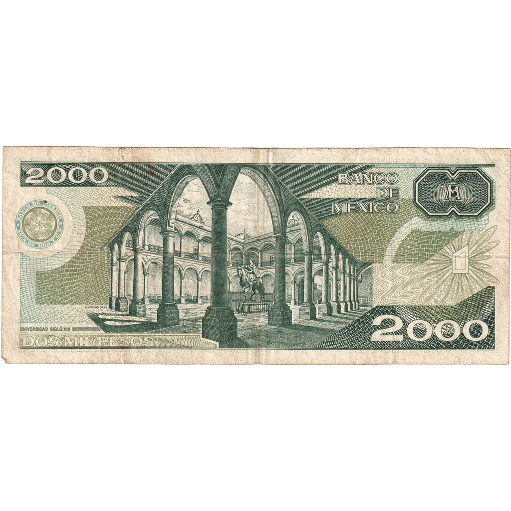 México,
 
 2000 pesos,
 
 1984-10-30