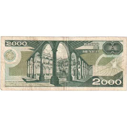 México,
 
 2000 pesos,
 
 1984-10-30