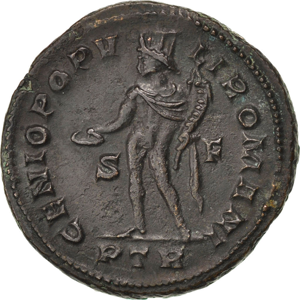 Acuñar, 
  
  Galerio, 
  
  Follis