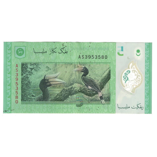 Billete de banco,
 
 Malasia,
 
 5 ringgit