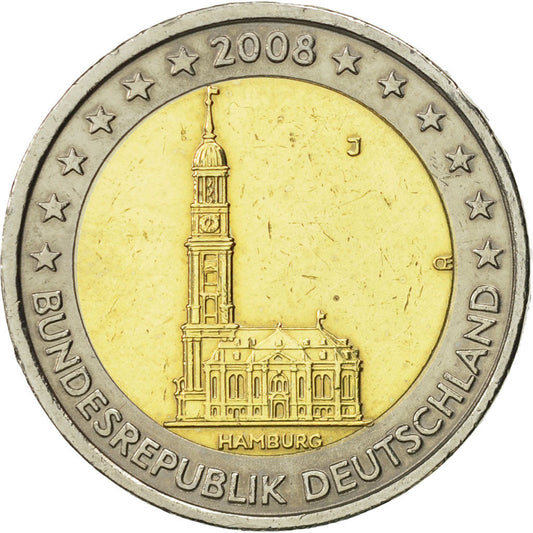 ALEMANIA - BUNDESREPUBLIK,
 
 2 euros,
 
 República Federal Alemana