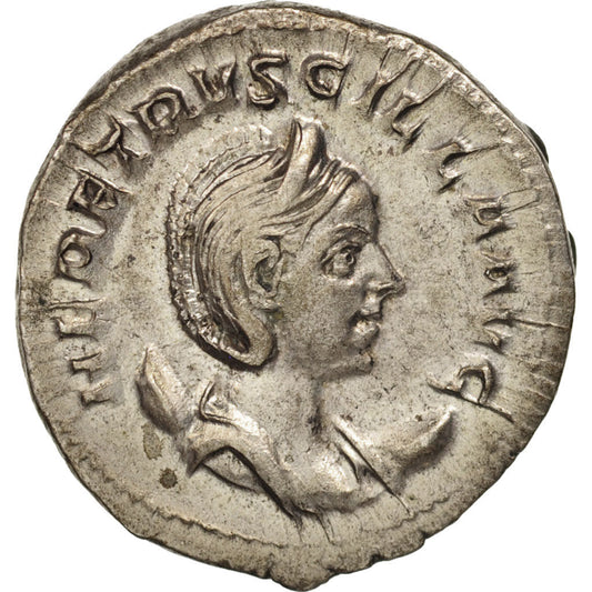 Acuñar, 
  
  Herennia etruscilla, 
  
  Antoniniano