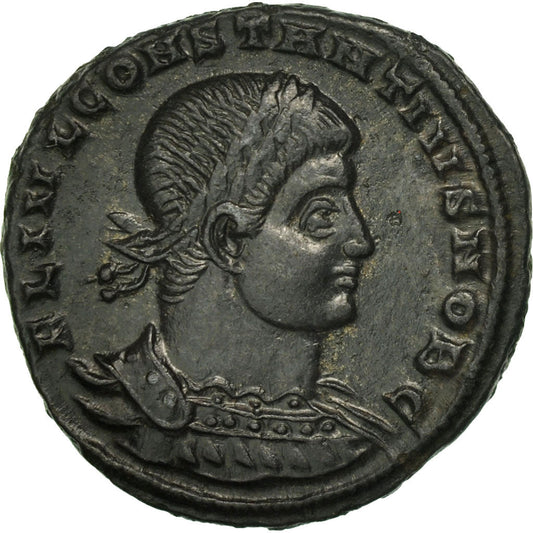Acuñar, 
  
  Constancio II, 
  
  Follis