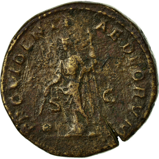 Acuñar, 
  
  Caracalla, 
  
  Sestercio