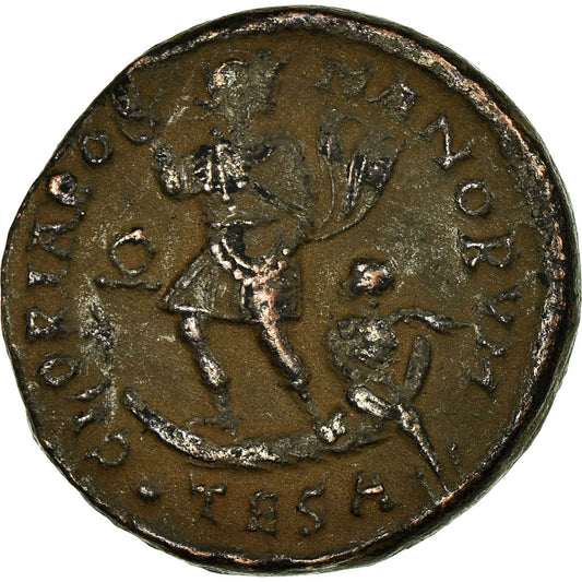 Moneda,

Valentiniano II,

Mayorina