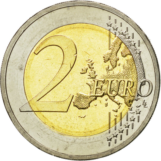 ALEMANIA - BUNDESREPUBLIK, 
  
  2 euros, 
  
  10. Jahrestag de la UEM