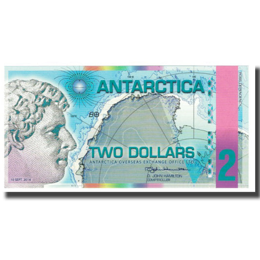 Billete de banco, Antártida, $2