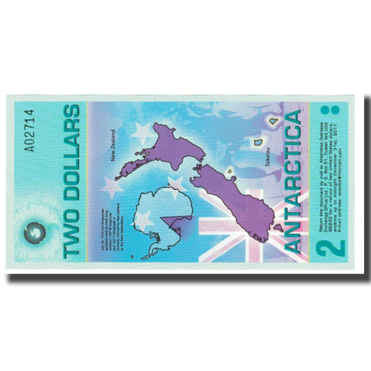 Billete de banco, Antártida, $2
