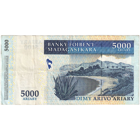 Billete de Madagascar

5000 Arya